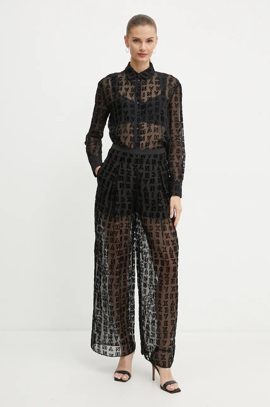 Hlače Armani Exchange 6DYP52.YN1ZZ crna AW24