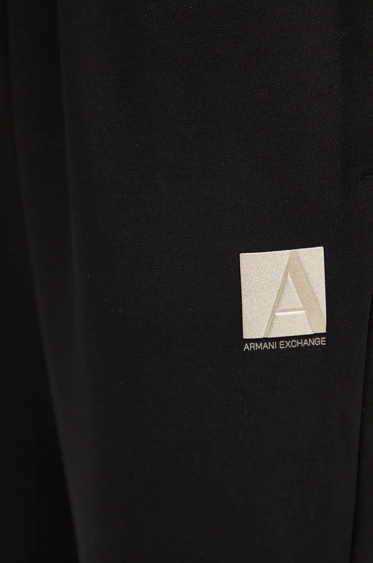 Armani Exchange pantaloni della tuta nero 6DYP82.YJFYZ