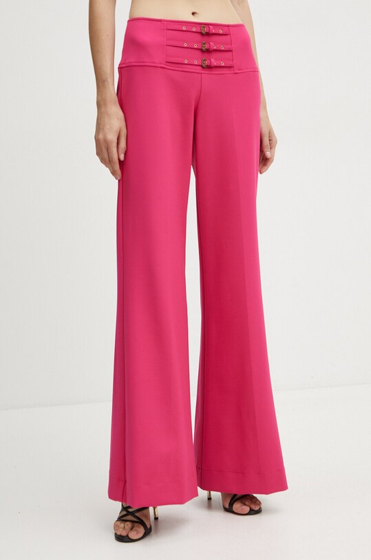 Штани Versace Jeans Couture з еластаном рожевий 77HAA116.N0394