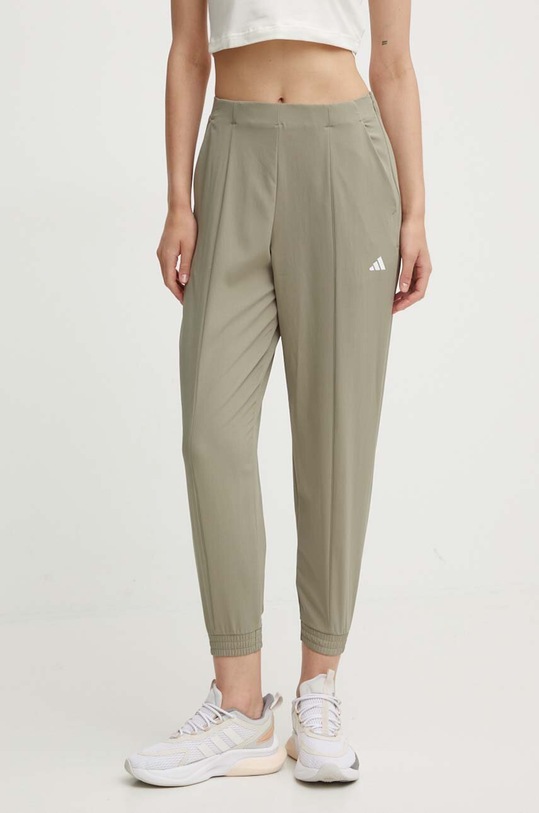 Tréninkové kalhoty adidas Performance Train Essentials pletenina zelená IX1032