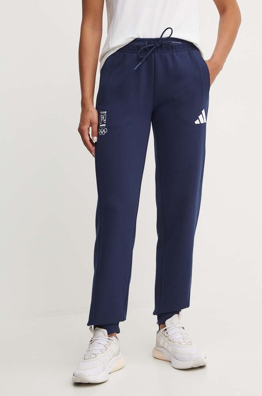 Tepláky adidas Performance Poland pletenina námořnická modř JF9047