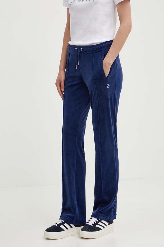 Одежда Спортивные штаны из велюра Juicy Couture TINA TRACKPANTS JCAPW045.484 тёмно-синий