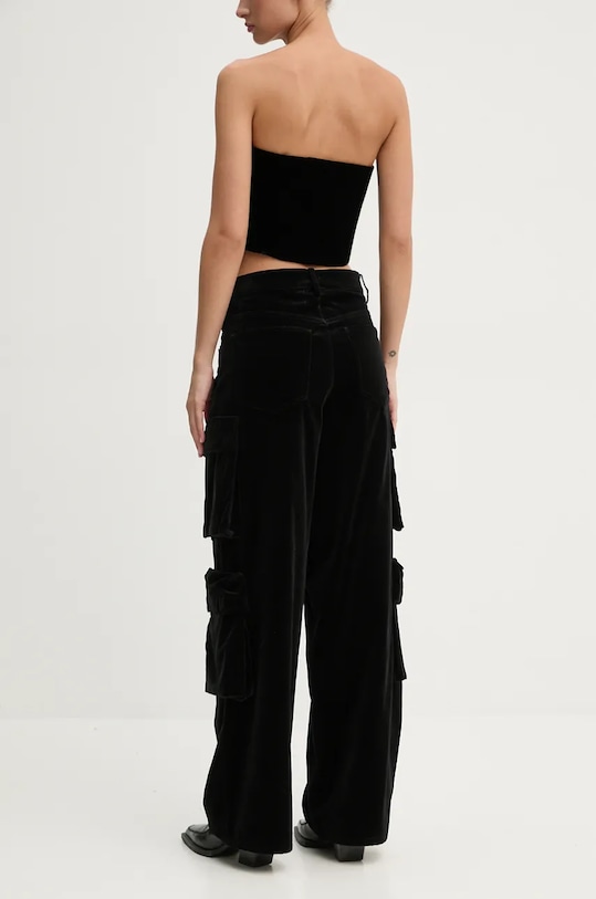 Îmbrăcăminte Miss Sixty pantaloni de catifea 6L3PJ5790000 negru