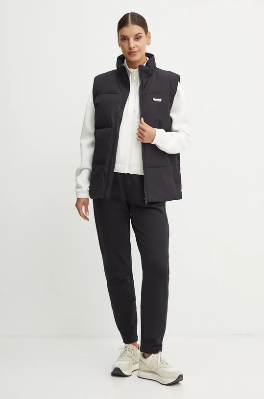 Hummel pantaloni della tuta di cotone 225891 nero AW24