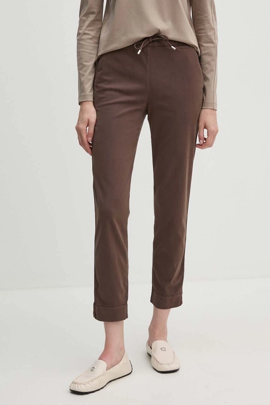 Max Mara Leisure pantaloni alta marrone 2426136028600