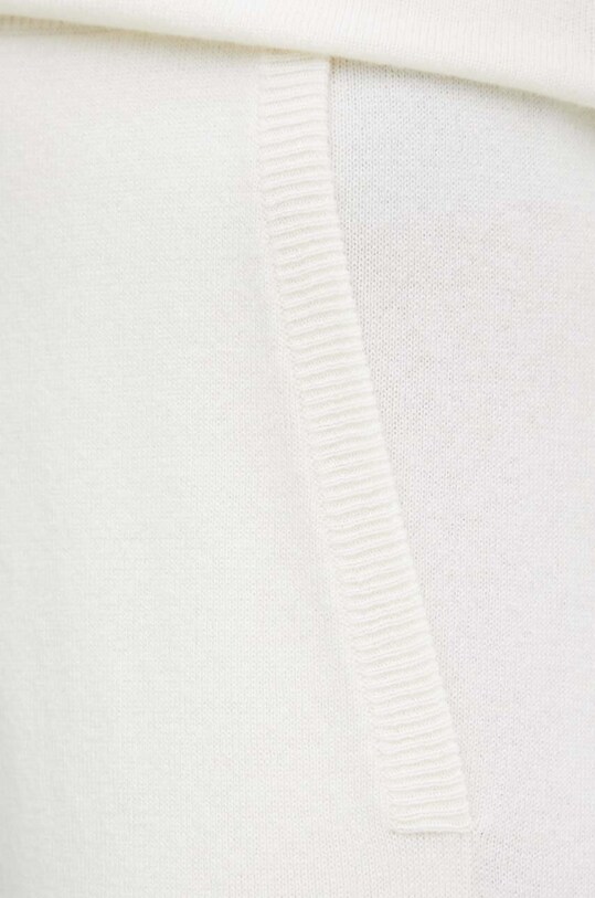 Max Mara Leisure spodnie wełniane beżowy 2426336018600