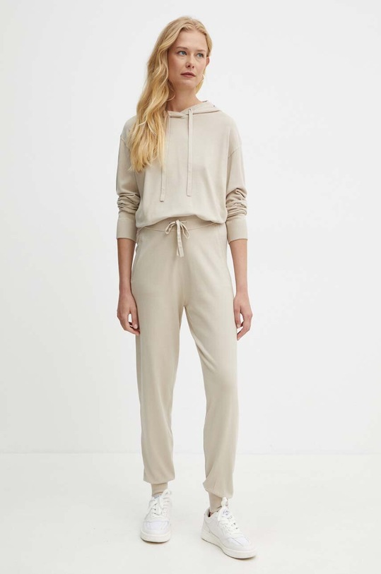 Max Mara Leisure spodnie dresowe 2426336028600 beżowy AW24