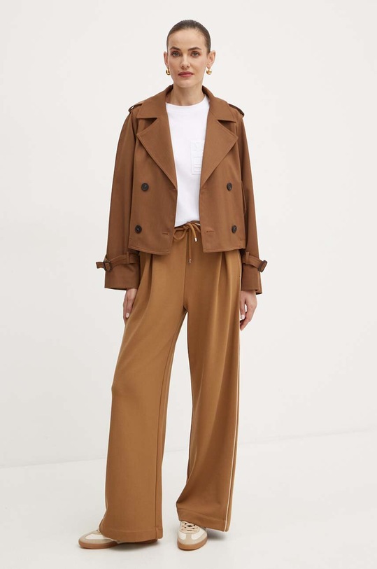Max Mara Leisure pantaloni de trening 2426786068600 maro AW24