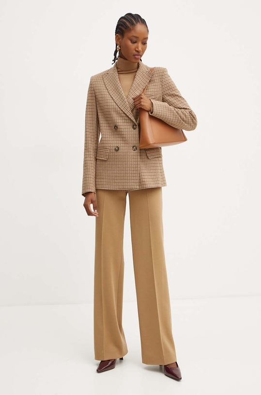 Luisa Spagnoli pantaloni MORA 541439 bej AW24