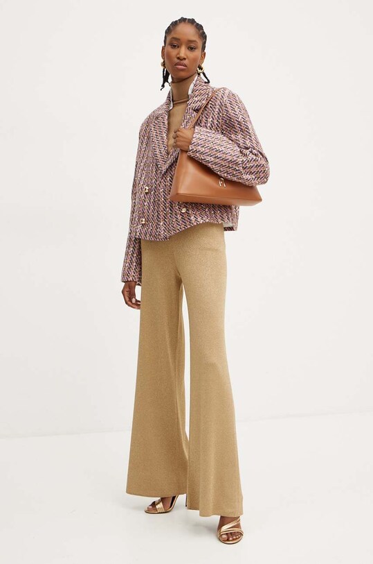 Luisa Spagnoli pantaloni ZAVORRA 58447 aur AW24