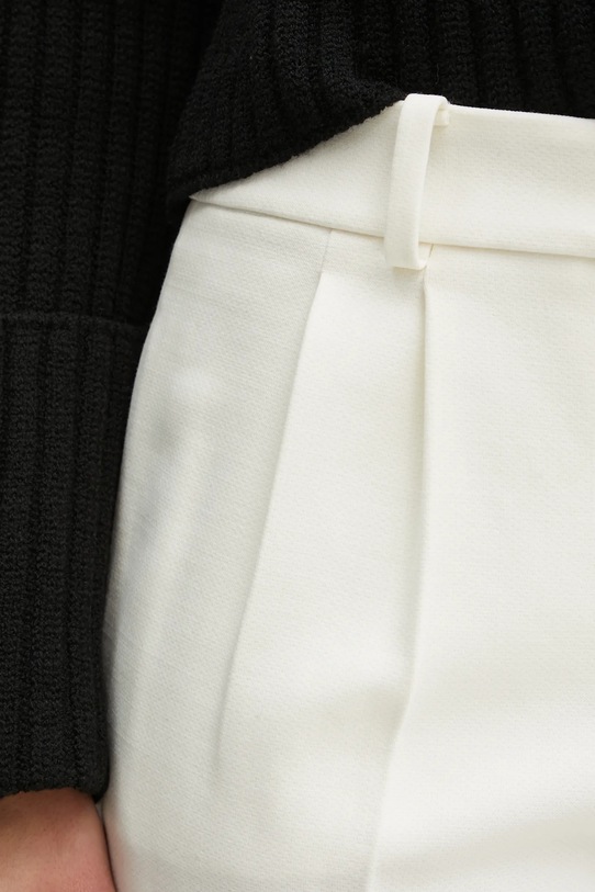 Kalhoty s příměsí vlny Luisa Spagnoli béžová 541550