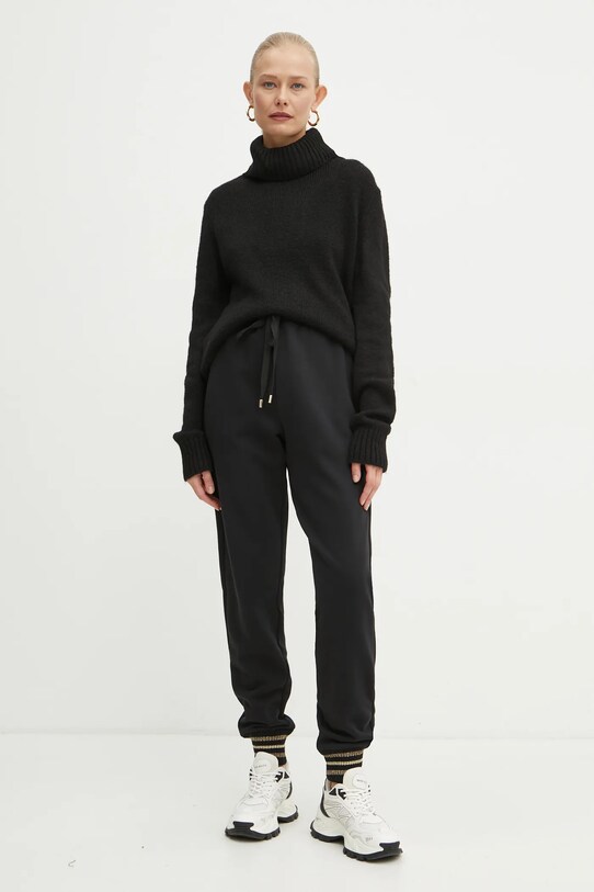 Luisa Spagnoli pantaloni de trening OLVIA 541459 negru AW24