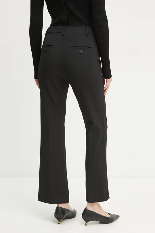 Îmbrăcăminte Weekend Max Mara pantaloni din lana 2425136032600 negru