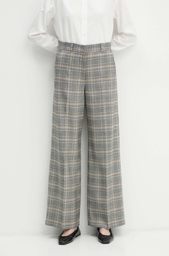 Weekend Max Mara spodnie wełniane czarny 2425136042600