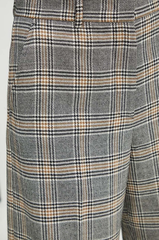 Weekend Max Mara spodnie wełniane 2425136042600 czarny