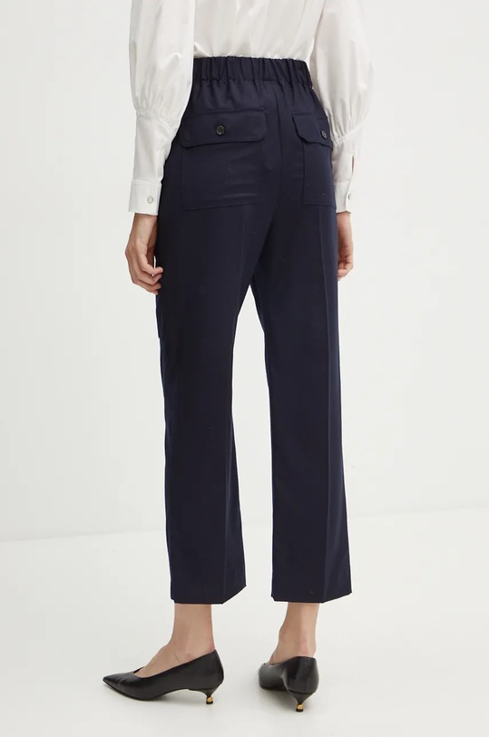 Weekend Max Mara pantaloni in lana 2425136052600 blu navy AW24