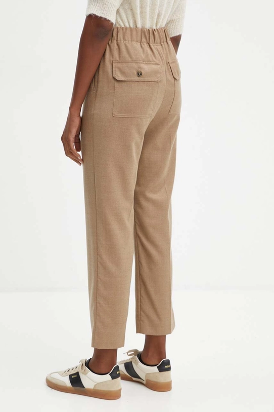 Îmbrăcăminte Weekend Max Mara pantaloni de lana 2425136052600 bej