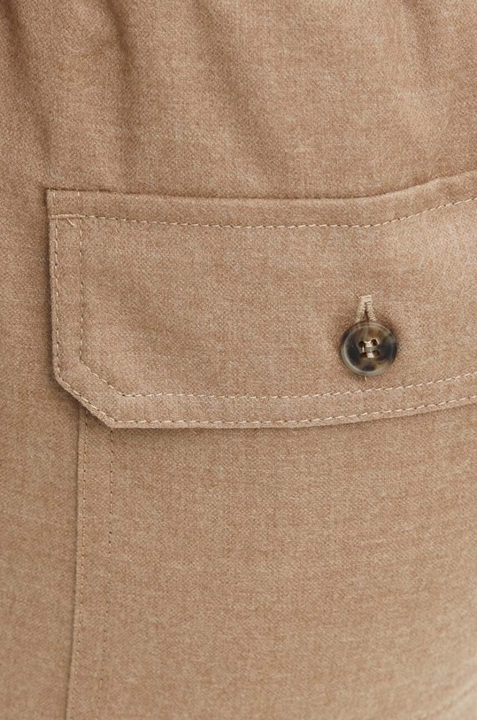 Weekend Max Mara pantaloni de lana bej 2425136052600