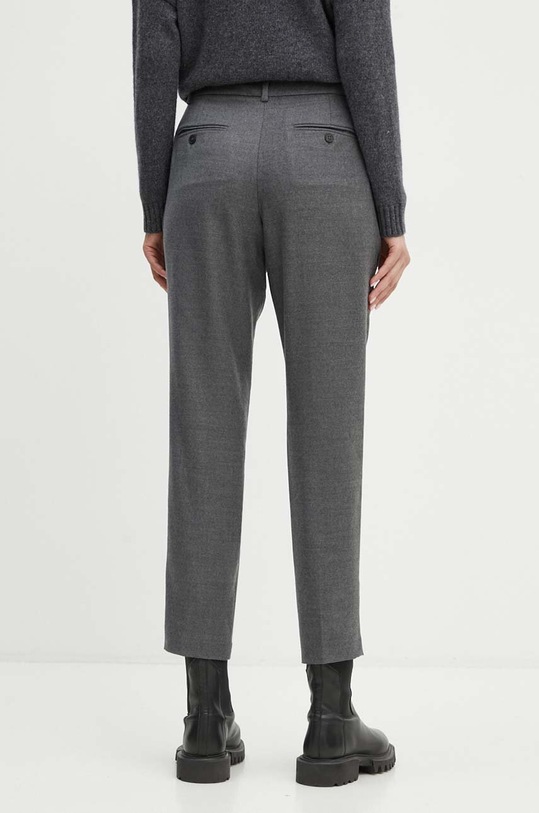Odzież Weekend Max Mara spodnie wełniane 2425136132600 szary