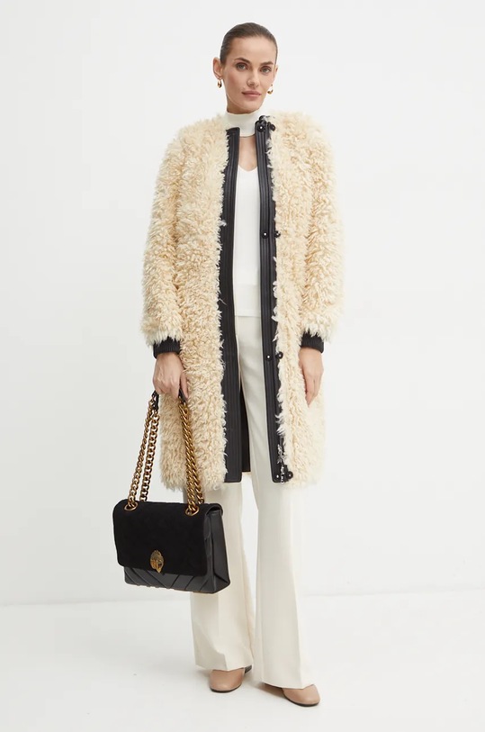 Kalhoty Patrizia Pepe 2P1627.A481 béžová AW24