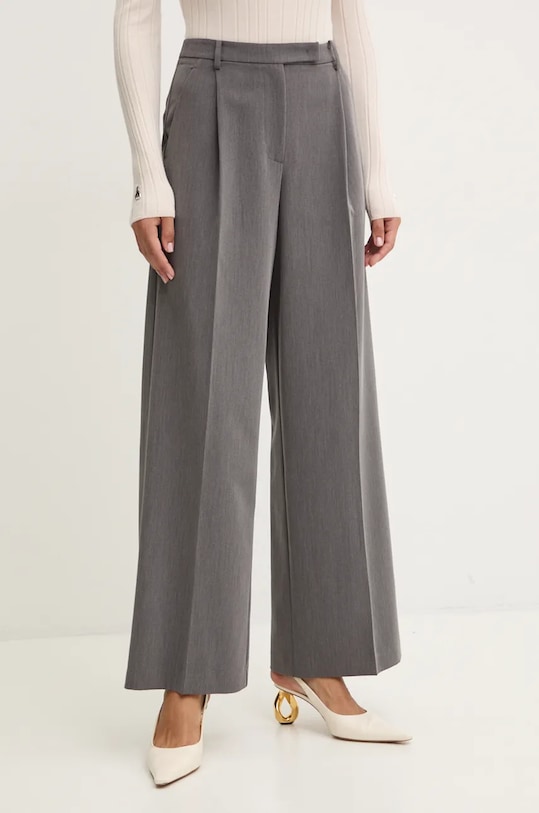 Παντελόνι Patrizia Pepe με ελαστάν γκρί 2P1642.A498