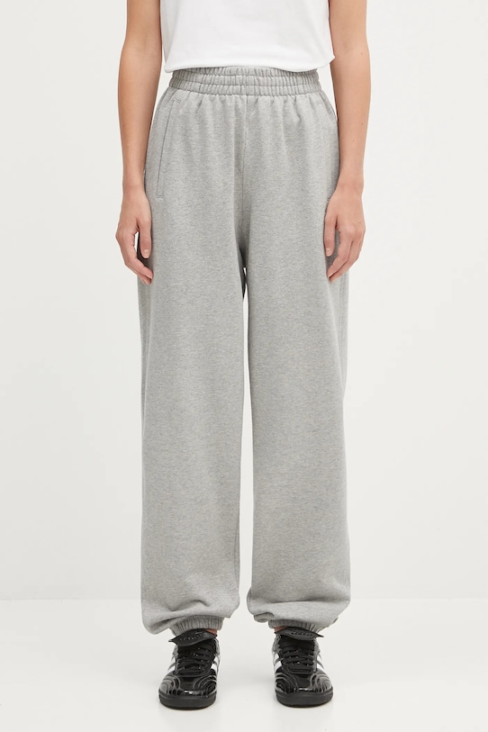 adidas Originals cotton joggers jersey gray IY4988