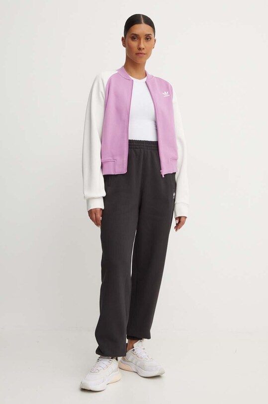 Παντελόνι φόρμας adidas Originals IY9637 μαύρο AW24