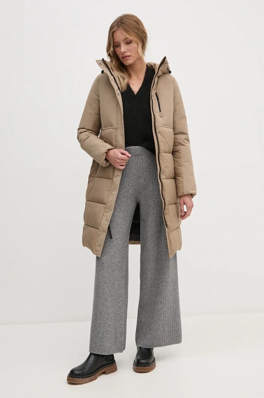 United Colors of Benetton pantaloni de trening cu amestec de lână 126WDF00S gri NC24