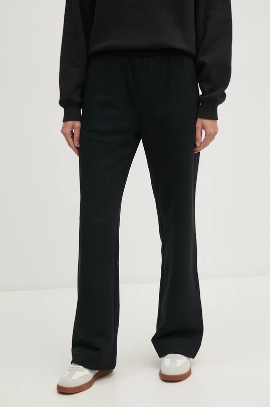 United Colors of Benetton pantaloni de trening tricotaj negru 36G1DF015