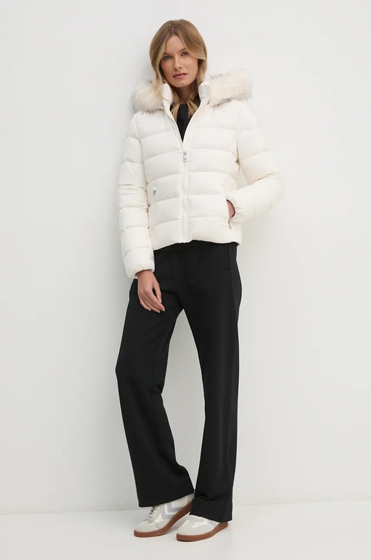 United Colors of Benetton pantaloni de trening 36G1DF015 negru AW24