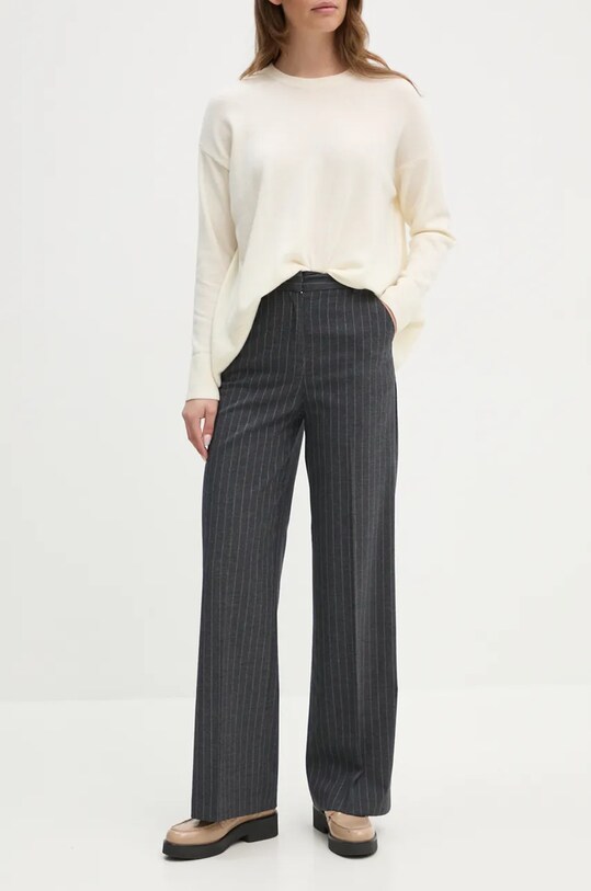 United Colors of Benetton pantaloni drept gri 4KHSDF07F