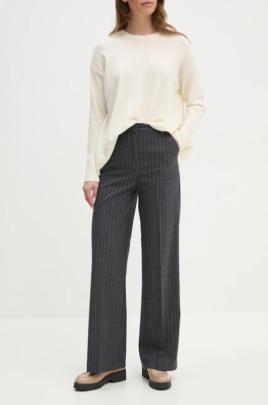 United Colors of Benetton spodnie wzorzyste szary 4KHSDF07F