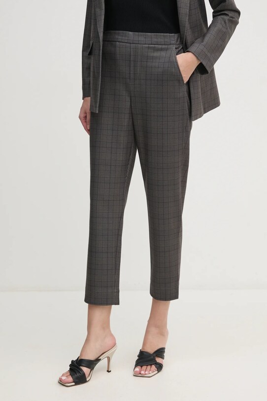 United Colors of Benetton spodnie wzorzyste zielony 4GEVDF01U