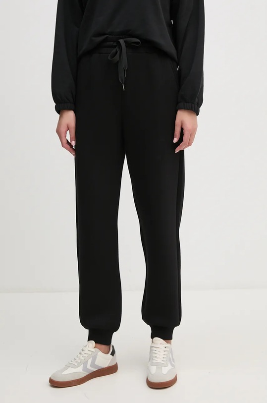 Tepláky United Colors of Benetton s elastanom čierna 3PKLDF016