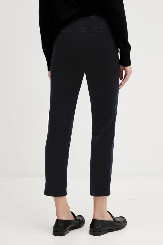 Oblačila Hlače iz rebrastega žameta United Colors of Benetton 4MIQDF07W mornarsko modra