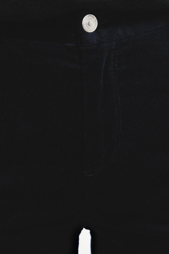 Hlače iz rebrastega žameta United Colors of Benetton mornarsko modra 4MIQDF07W