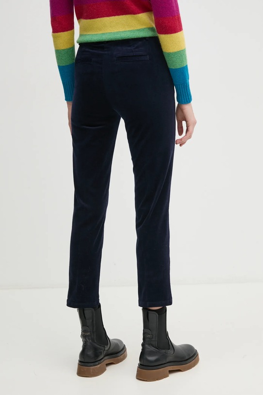 Odzież United Colors of Benetton spodnie sztruksowe 4MIQDF07W granatowy