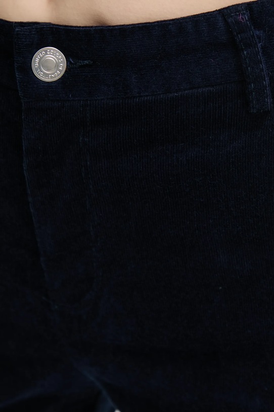 United Colors of Benetton spodnie sztruksowe granatowy 4MIQDF07W