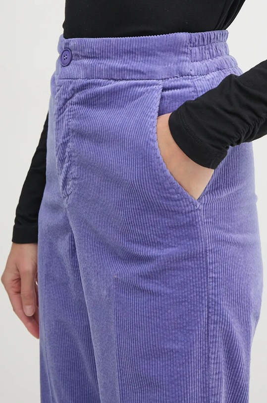 United Colors of Benetton pantaloni de catifea cord violet 4HA2DF07I