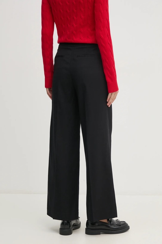 Odzież United Colors of Benetton spodnie z domieszką wełny 47UPDF07R czarny