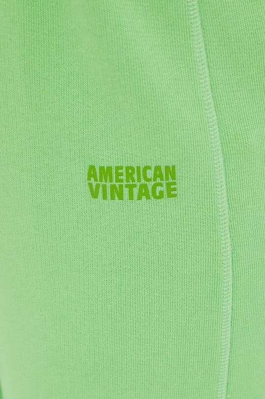 Tepláky American Vintage zelená IZU05AH24