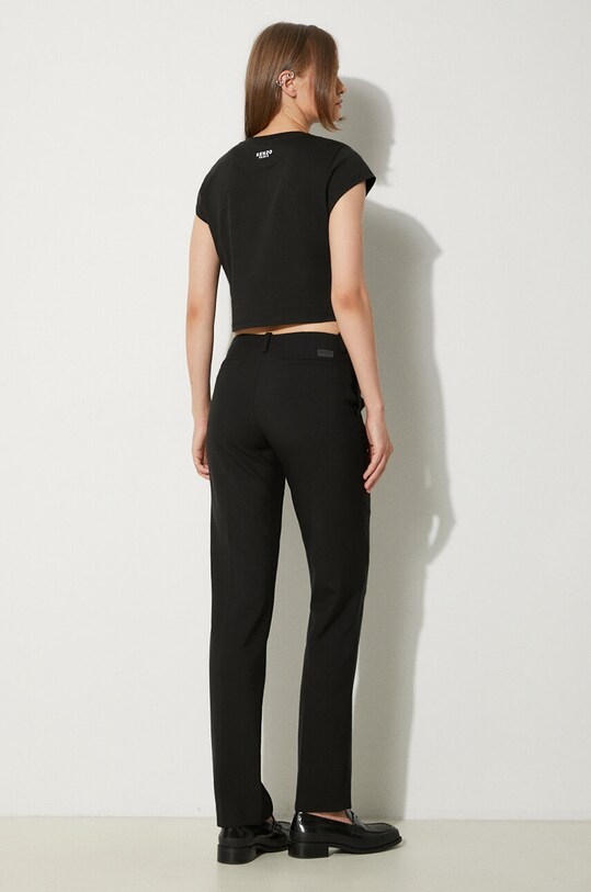 Clothing Kenzo wool trousers FE62PA0929GE.99 black