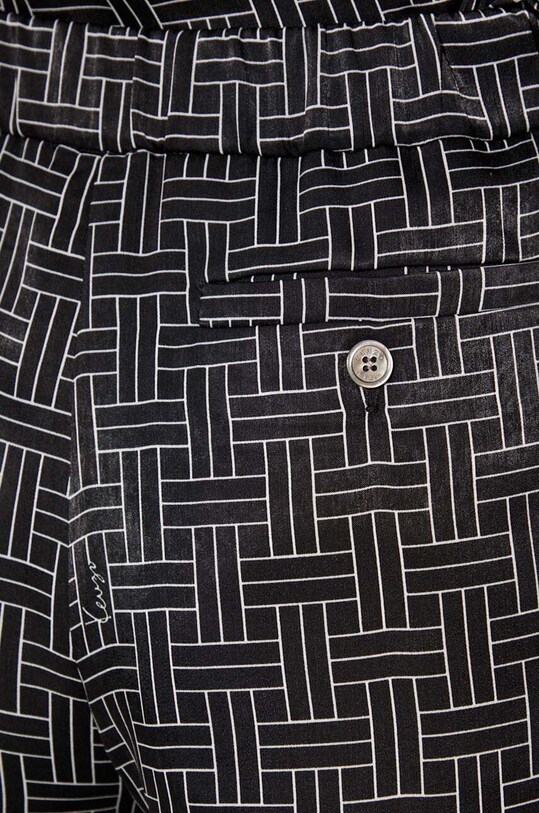 Hlače Kenzo Weave Pajama Pants FE62PA0849R1.99 crna
