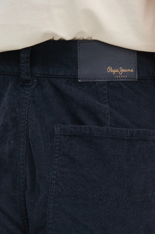 Manšestrové kalhoty Pepe Jeans CELIA námořnická modř PL211776