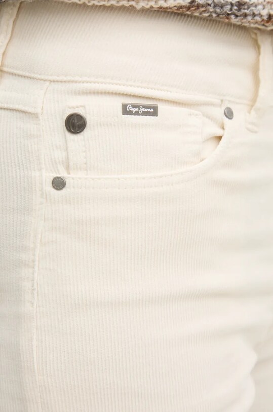 Pepe Jeans pantaloni de catifea cord WILLA bej PL211786