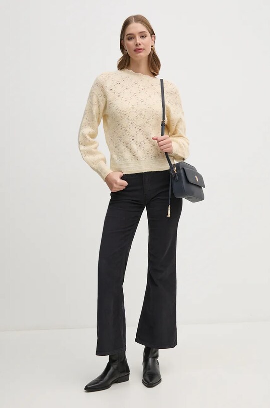 Pepe Jeans spodnie sztruksowe WILLA PL211786 szary AW24