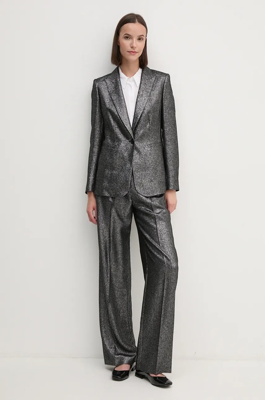 Joop! spodnie wełniane 30043380 czarny AW24