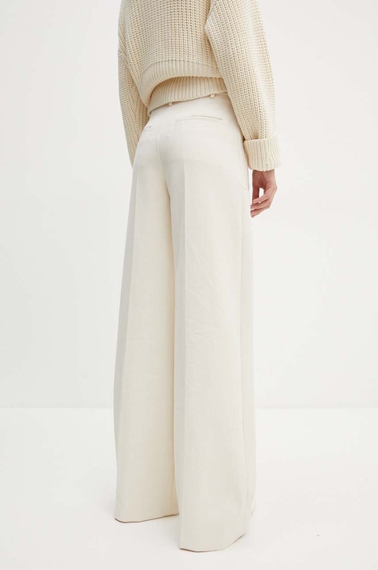 Odzież IRO spodnie bawełniane WP23KALANY beżowy