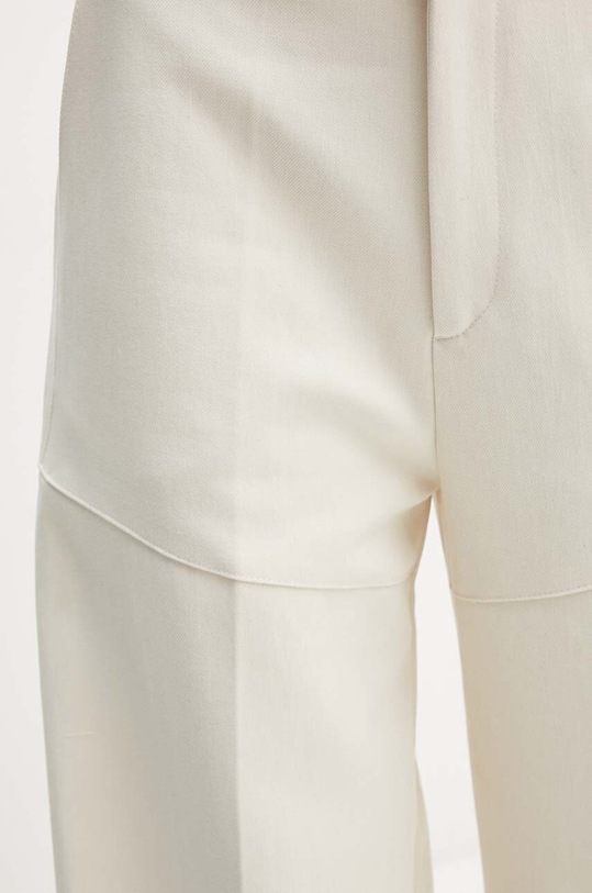 IRO spodnie bawełniane beżowy WP23KALANY