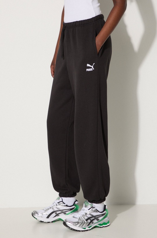 Puma pantaloni de trening din bumbac Better Classics Sweatpants negru 624234